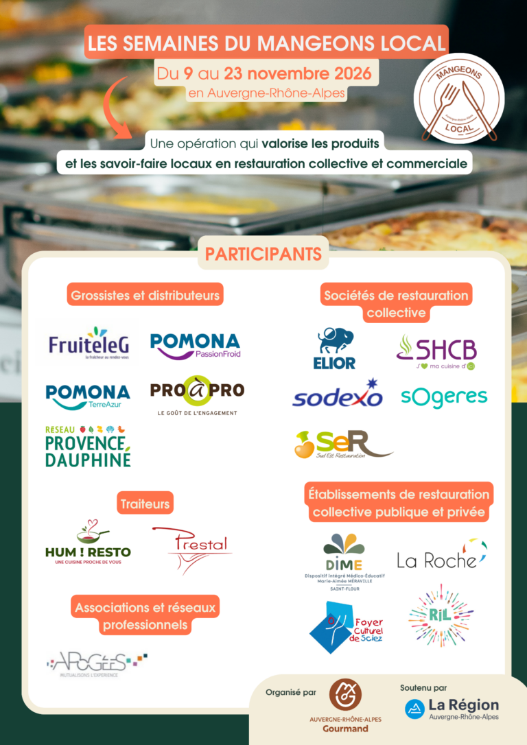 Affiche participants - Les semaines du mangeons local 2026